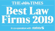 The Times Best Law Firm 2019 Logo