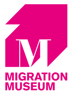 Migration Museum Logo in Pink